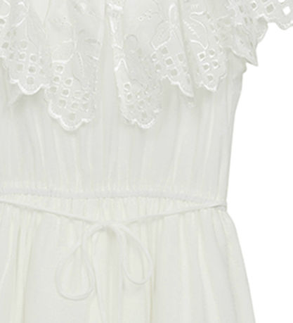 Designers Remix Kjole - Vera Broderie - Cream Designers Remix Kjole - Vera Broderie - Cream