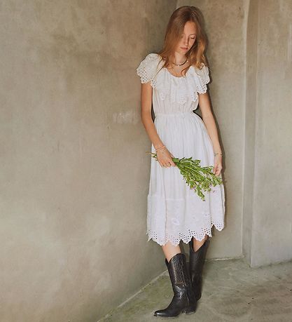 Designers Remix Kjole - Vera Broderie - Cream Designers Remix Kjole - Vera Broderie - Cream