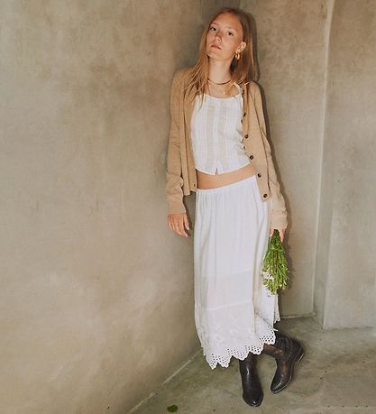 Designers Remix Nederdel - Vera Broderie - Cream Designers Remix Nederdel - Vera Broderie - Cream