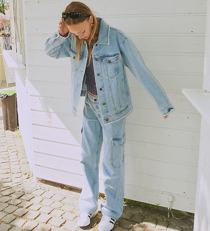 Designers Remix Denimjakke - Miles Oversized - Light Denim Designers Remix Denimjakke - Miles Oversized - Light Denim