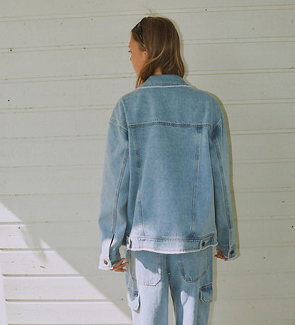 Designers Remix Denimjakke - Miles Oversized - Light Denim