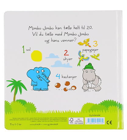 Forlaget Gyldendal Bog - Mimbo Jimbo Tæller Til 20 - Dansk Forlaget Gyldendal Bog - Mimbo Jimbo Tæller Til 20 - Dansk