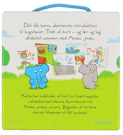 Forlaget Gyldendal Bog - Jimbos Lille ABC Kuffert - Dansk Forlaget Gyldendal Bog - Jimbos Lille ABC Kuffert - Dansk