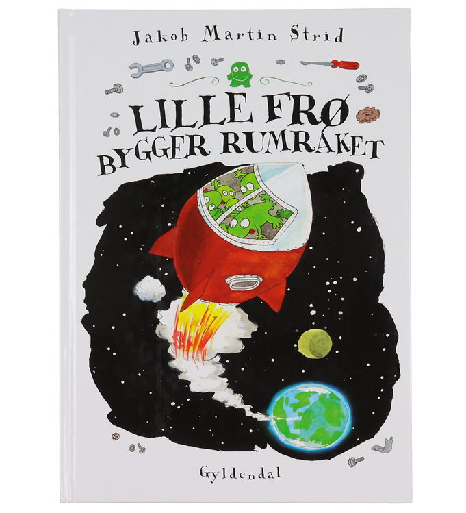 Forlaget Gyldendal Bog - Lille Frø Bygger Rumraket - Dansk
