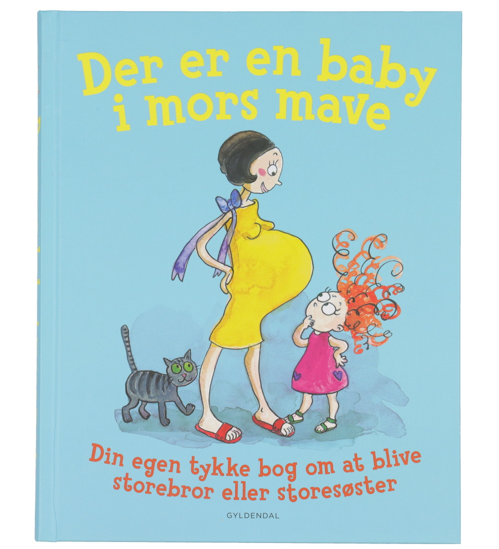 Forlaget Gyldendal Buch - Da ist ein Baby I Mutters Bauch - Däni - Forlaget Gyldendal - One Size - Bücher