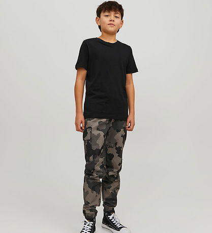 Jack & Jones Stuttermabolur - Noos - JjeOrganic - Svart