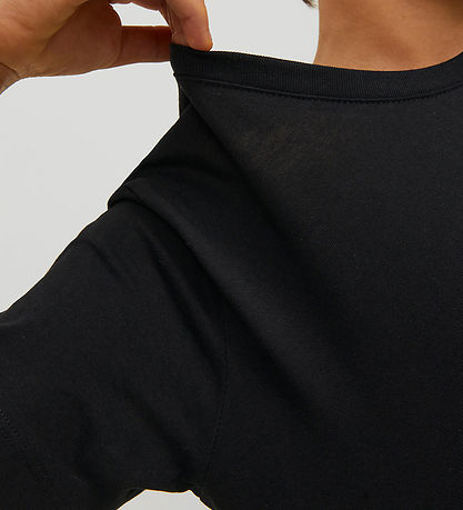 Jack & Jones Stuttermabolur - Noos - JjeOrganic - Svart