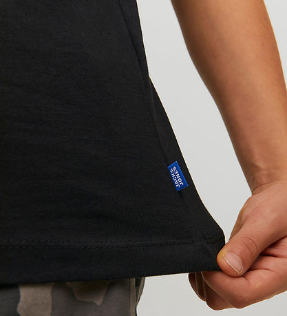 Jack & Jones Stuttermabolur - Noos - JjeOrganic - Svart