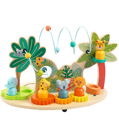 Djeco Activiteitenspeelgoed - Jungledieren - Multi BIG Djeco Activiteitenspeelgoed - Jungledieren - Multi BIG