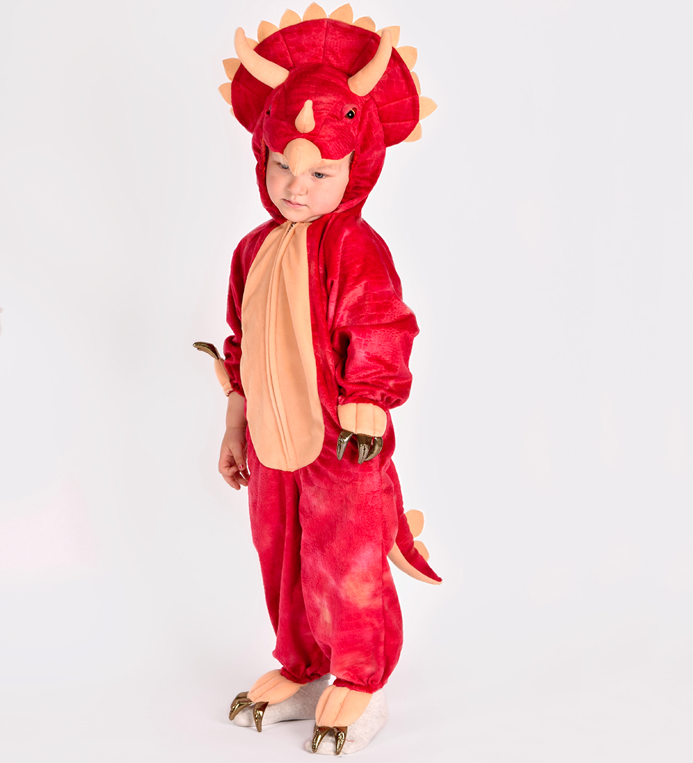 Den Goda Fen Kostüm - Triceratops - Dinosaur Pullover - Den Goda Fen - 3-4 Jahre (98-104) - Kostüme