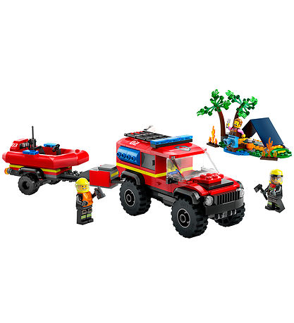 LEGO® City - 4x4 Fire Truck with Rescue Boat 60412 - 30 LEGO® City - 4x4 Fire Truck with Rescue Boat 60412 - 30