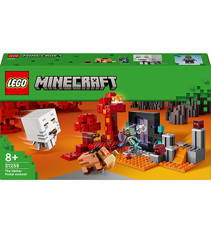 LEGO® Minecraft - Baghold Ved Nether-portalen 21255 - 352 Dele LEGO® Minecraft - Baghold Ved Nether-portalen 21255 - 352 Dele