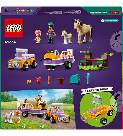LEGO® Friends - Horse and Pony Trailer 42634 - 105 Parts