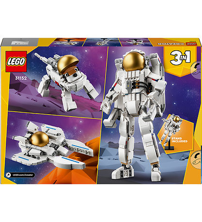 LEGO® Creator - Astronaut - 31152 - 3-i-1 - 647 Dele