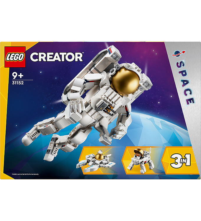 LEGO® Creator - Astronaut - 31152 - 3-i-1 - 647 Dele