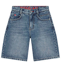 HUGO Denimshorts - 446 - Loose Fit - Double Stone HUGO Denimshorts - 446 - Loose Fit - Double Stone