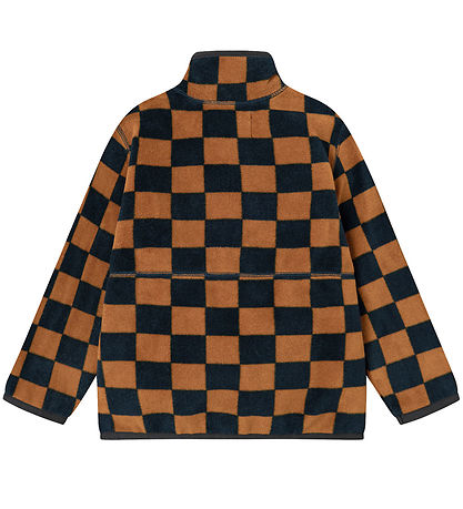 Wood Wood Fleecejakke - Don - Eternal Blue/Golden Brown Wood Wood Fleecejakke - Don - Eternal Blue/Golden Brown