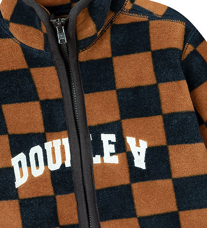 Wood Wood Fleecejakke - Don - Eternal Blue/Golden Brown Wood Wood Fleecejakke - Don - Eternal Blue/Golden Brown