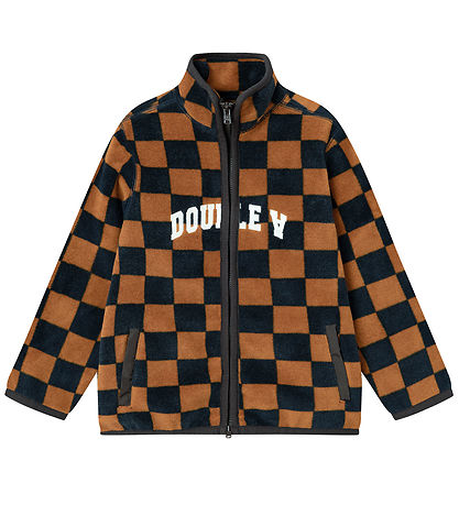 Wood Wood Fleecejakke - Don - Eternal Blue/Golden Brown Wood Wood Fleecejakke - Don - Eternal Blue/Golden Brown