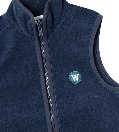 Wood Wood Fleecevest - Jed - Eternal Blue Wood Wood Fleecevest - Jed - Eternal Blue