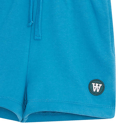 Wood Wood Sweatshorts - Victor - Blå