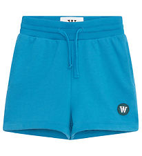 Wood Wood Sweatshorts - Victor - Blå Wood Wood Sweatshorts - Victor - Blå