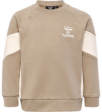 Hummel Sweatshirt - HmlKris - Silver Mink Hummel Sweatshirt - HmlKris - Silver Mink