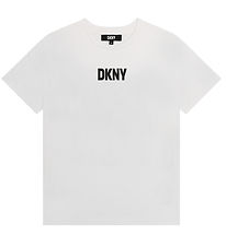 DKNY T-shirt - Hvid m. Fotoprint DKNY T-shirt - Hvid m. Fotoprint