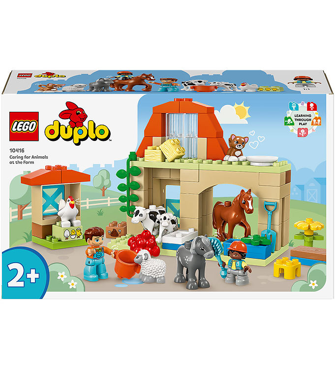 LEGO® DUPLO - Pasning Af Bondegårdens Dyr 10416 - 74 Dele