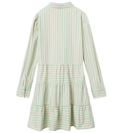 LMTD Kjole - NlfTipsy - Turtledove/Créme De Menthe Stripes LMTD Kjole - NlfTipsy - Turtledove/Créme De Menthe Stripes