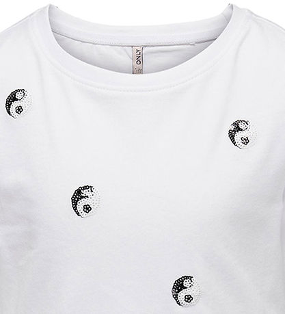 Kids Only T-shirt - KogKita Yin Yang - Bright White Kids Only T-shirt - KogKita Yin Yang - Bright White