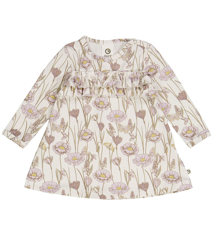 Müsli Kjole - Crocus - Balsam Cream/Orchid/Corn