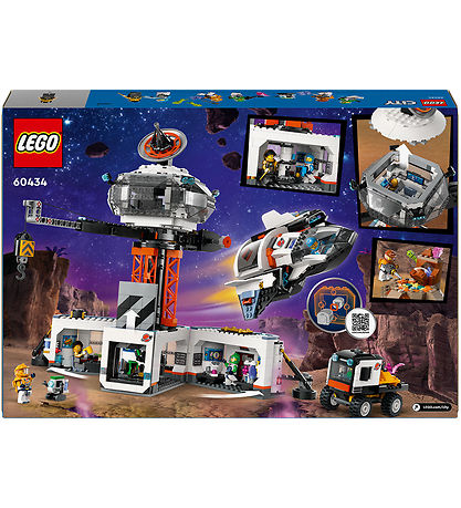 LEGO® City - Rumbase Og Raketaffyringsrampe 60434 - 1422 Dele LEGO® City - Rumbase Og Raketaffyringsrampe 60434 - 1422 Dele
