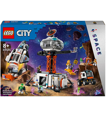 LEGO® City - Rumbase Og Raketaffyringsrampe 60434 - 1422 Dele LEGO® City - Rumbase Og Raketaffyringsrampe 60434 - 1422 Dele