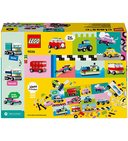 LEGO® Classic - Kreative Køretøjer 11036 - 900 Dele