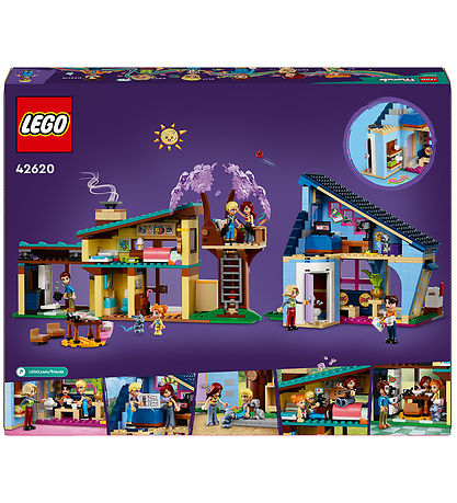 LEGO® Friends - Olly Og Paisleys Huse 42620 - 1126 Dele