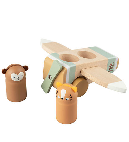 Sebra Flyvemaskine - Træ - Wildlife Sebra Flyvemaskine - Træ - Wildlife