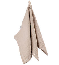 Sebra Vaskeklude - 3-pak - Musselin - Seabreeze Beige Sebra Vaskeklude - 3-pak - Musselin - Seabreeze Beige