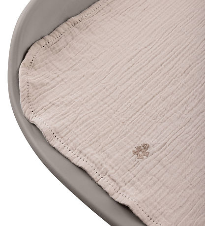 Sebra Pusleunderlag - 2-pak - Musselin - Seabreeze Beige