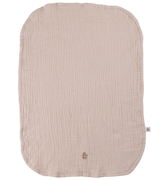 Sebra Pusleunderlag - 2-pak - Musselin - Seabreeze Beige