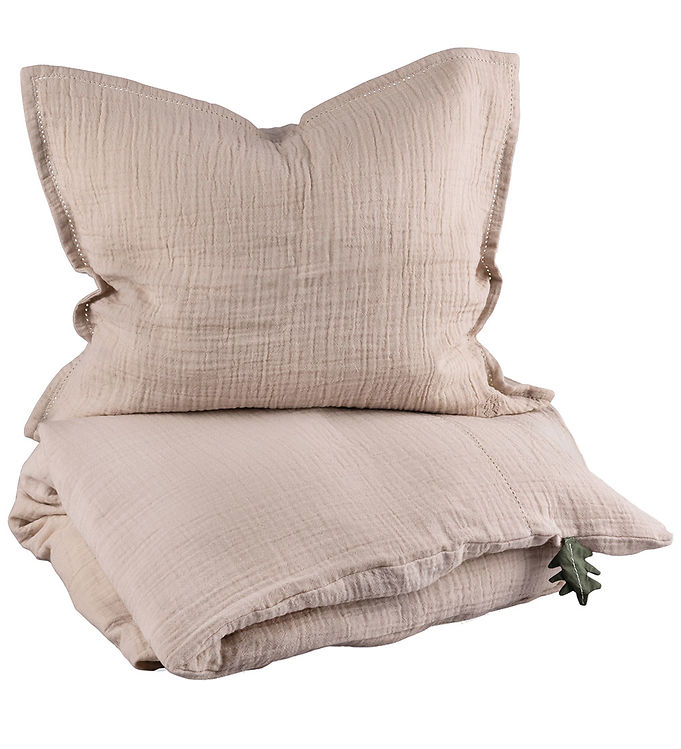 Sebra Sengetøj - Baby - Musselin - Seabreeze Beige