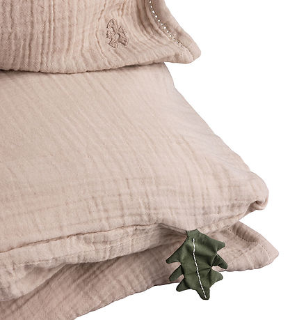 Sebra Sengetøj - Junior - Musselin - Seabreeze Beige Sebra Sengetøj - Junior - Musselin - Seabreeze Beige