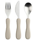 Sebra Cutlery - Silicone/Stainless Steel - Fanto - Jetty Beige