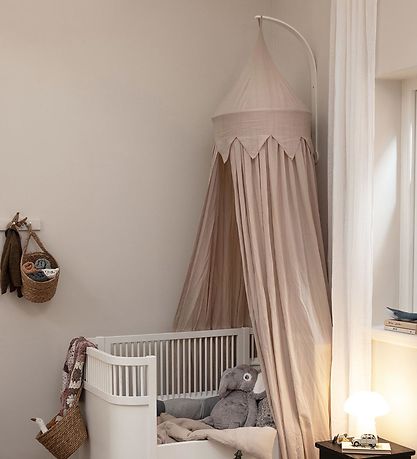 Sebra Sengehimmel-holder - Vægmonteret - Classic White