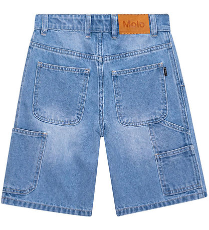 Molo Shorts - Archie - Lightblue Denim Molo Shorts - Archie - Lightblue Denim