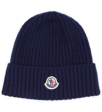 Moncler Strikhue - Uld - Navy Moncler Strikhue - Uld - Navy