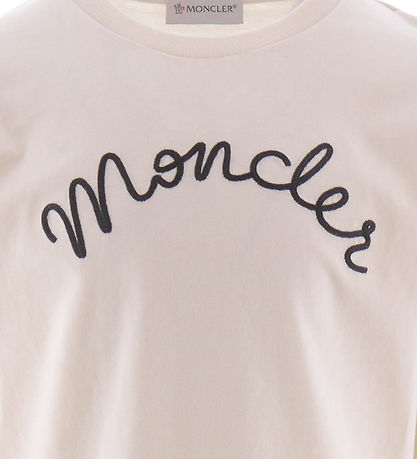 Moncler Bluse - Cream m. Broderi Moncler Bluse - Cream m. Broderi