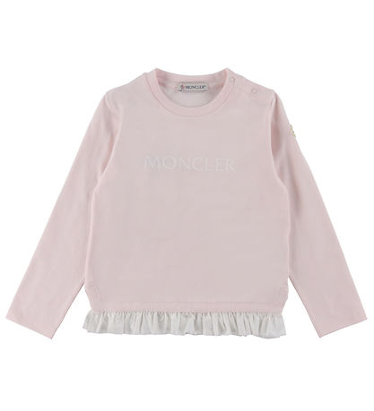 Moncler Bluse - Rosa m. Flæse Moncler Bluse - Rosa m. Flæse