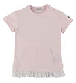 Moncler Sweat Dress - Pink w. Ruffle Moncler Sweat Dress - Pink w. Ruffle