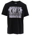 C.P. Company T-shirt - Sort m. Hvid C.P. Company T-shirt - Sort m. Hvid